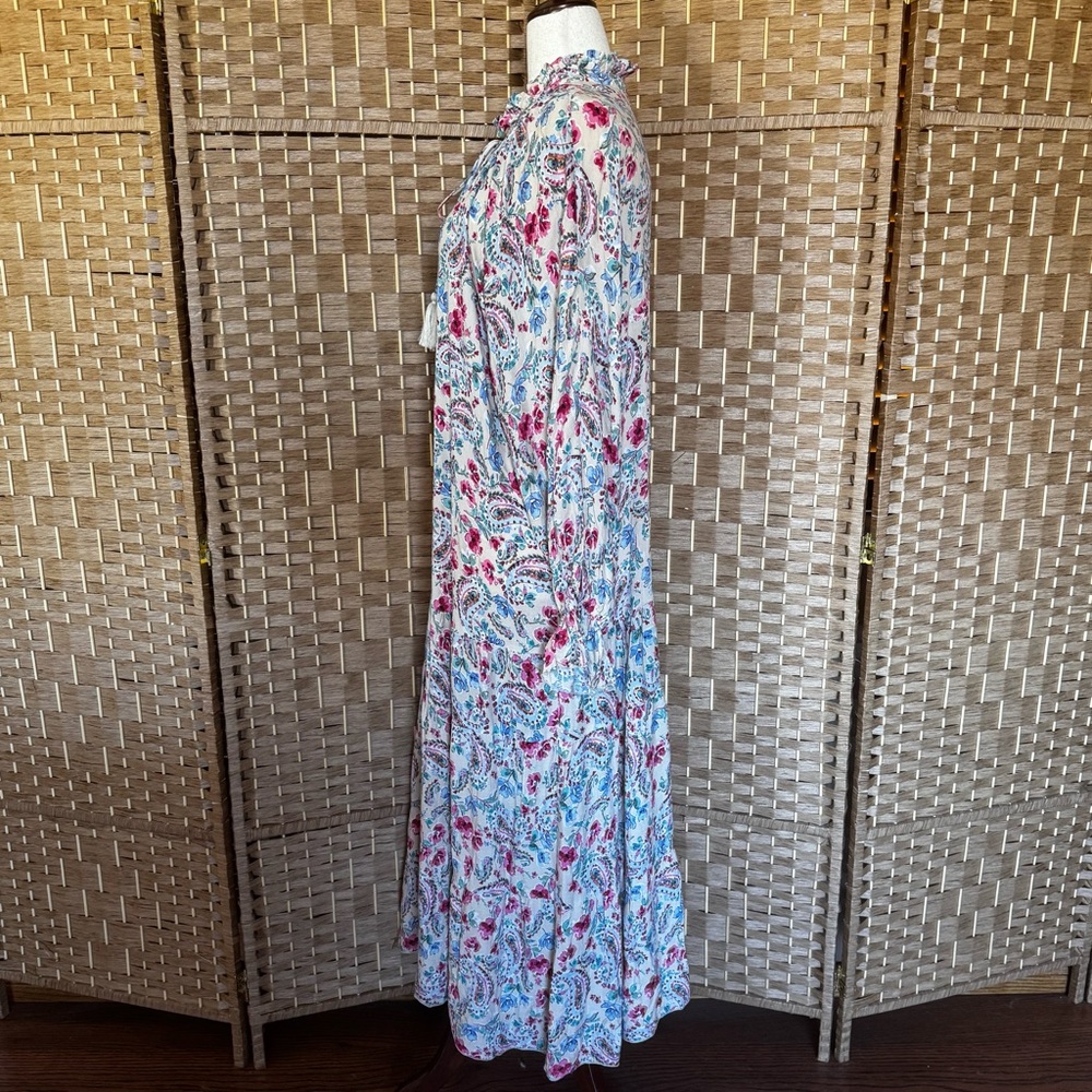 Floral print oversized VICI tiered maxi dress XL / XXL - Picture 8 of 13